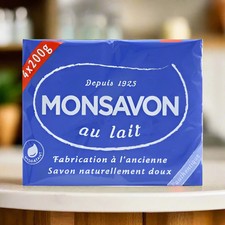 Monsavon au lait Soap (4 Pack)