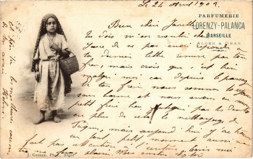 Cpa algeria parfumerie - algeria,