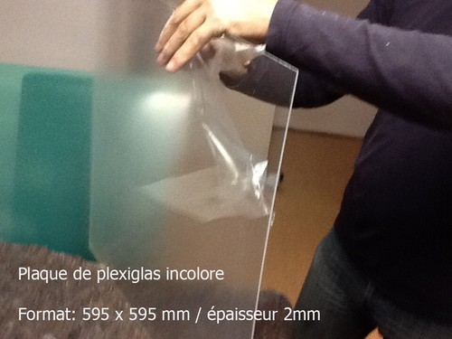 Plaque plexiglass incolore - plaque,