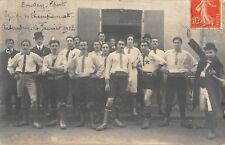 CPA 91 DOURDAN SPORTS EQUIPE DU CHAMPIONNAT CHATEAUDUN 14 JANVIER 1912