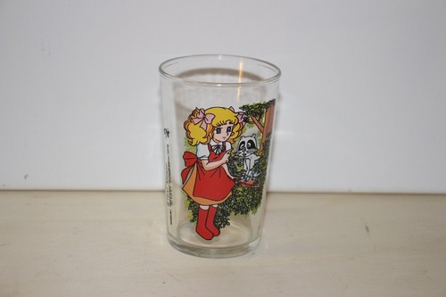 Verre moutarde vintage - verre,