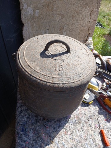 Chaudron marmite fonte n - fonte,