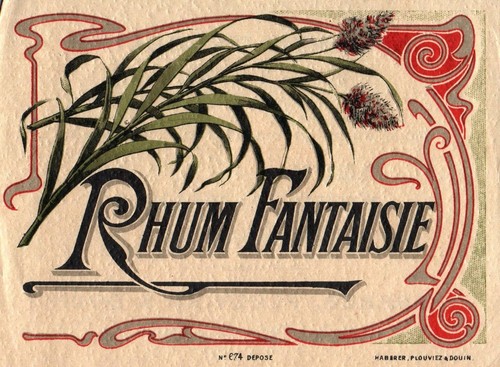 Etiquette ancienne rhum - ancienne,