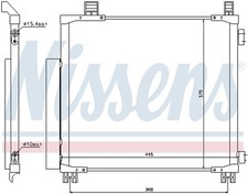 NISSENS 940136 Condenseur, climatisation pour ASTON MARTIN,TOYOTA