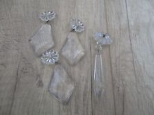LOT DE 3 PAMPILLES DIAMANTS
