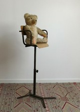 CHAISE HAUTE ENFANT, jouet, poupée, ours, design, loft, indus, coiffeur, école .