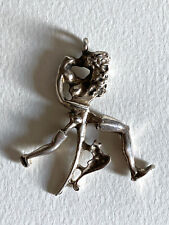 Pendentif Argent Massif  Surréaliste "à l'antique" / collage assemblage / Dali 2