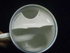 ANCIENNE TASSE A MOUSTACHE PORCELAINE ALLEMANDE