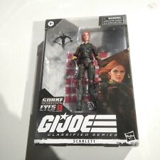 G.I. GI Joe Classified Series #20 SNAKE EYES  - SCARLETT - HASBRO