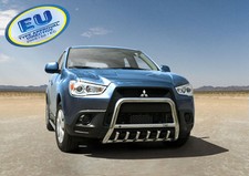 Pare Buffle Pour Mitsubishi ASX 2010-2016 Homologue Inox Ø 60mm Avec Grill