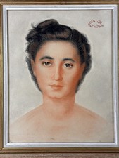 Ancien portrait jeune - ancien,