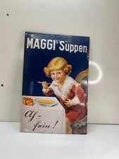 Plaque en métal Maggi Suppen