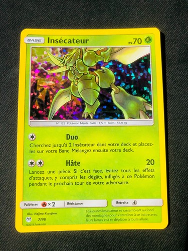 Carte pokémon insecateur 40 - pokémon,