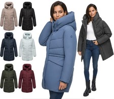 Marikoo Femme D'Hiver Doudoune Parka En Fourrure Teddy Doublée Delilah