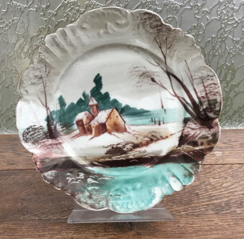 Ancienne assiette décorative - ancienne,