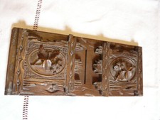 ancien serre livre extensible forêt noire décor floral