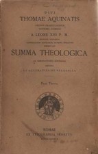 Summa theologica pars tertia |