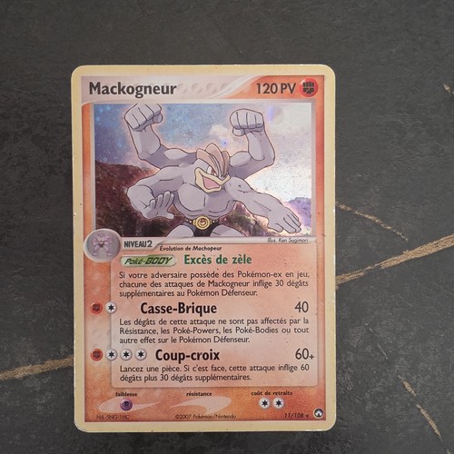 Carte pokémon mackogneur - pokémon,