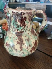  Grand Pichet / Cruche, Broc  terre cuite vernissée  Provençale Ancien XVIIIème