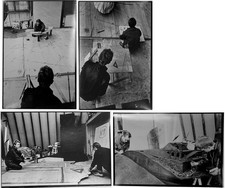 Anne et Patrick Poirier, Paysage Foudroyé, 4 tirages argentiques 24x30cm