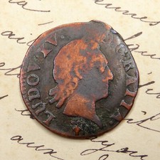 Louis XV, Liard 1770 S Troyes.