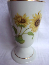 Porcelaine de COULEUVRE FRANCE Fondée en 1789 Mazagran  décor Les Tournesols