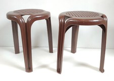 TABOURET HENRY MASSONNET STAMP DESIGN FRANCE 80 VINTAGE era stool Tam Tam