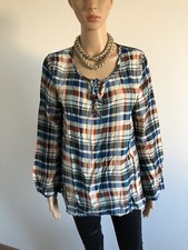 Blouse multicolore a carreaux