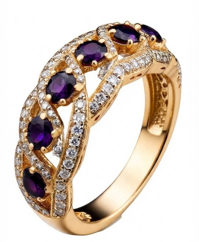 Bague jonc jaune 14k - bague,