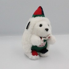 Doudou hérisson blanc noir vert rouge clown TARTINE ET CHOCOLAT - 24083