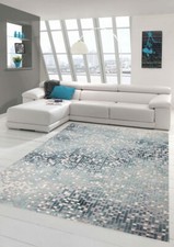 Designer Tapis contemporain tapis de salon tapis à poil ras à carreaux coupe  ..