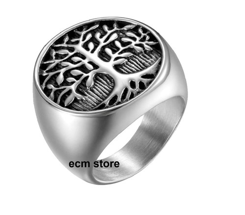 Bague chevalière arbre vie - chevalière,