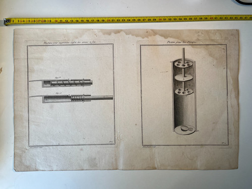 Machine armes engraving from - -,