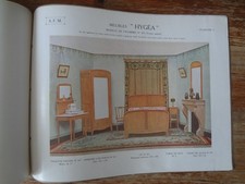 Ancien catalogue 1923 Meubles SFM HYGEA - Chambre, buffet, table ....