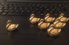 7 CYGNES PORTE-COUTEAUX OU PORTE-NOM OU PORTE-ETIQUETTES