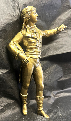 Statue jeune homme - statue, en