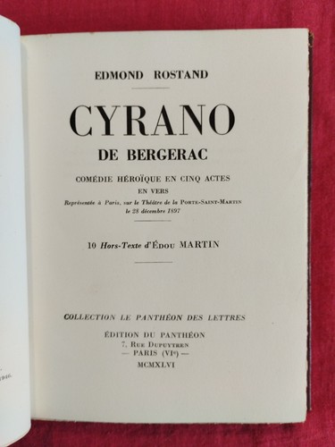 Cyrano bergerac e rostand - de,