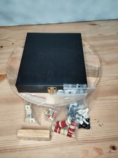 Coffret multi-jeux d'échecs, backgammon et dominos complet vintage