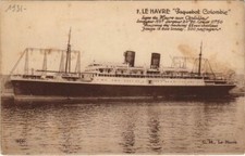 CPA AK Paquebot Colombie SHIPS