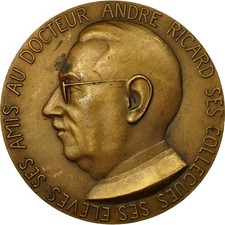 France, Médaille, Médecine, Docteur Henri Ricard, Linossier, SUP, Bronze
