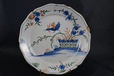 ASSIETTE LA ROCHELLE XVIII L'OISEAU A LA CORBEILLE