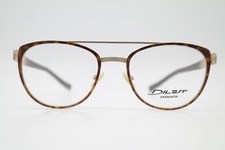 Lunettes DILEM FRANCE ZB453 1RB13 Cuivre Or Braun Ovale Monture Neuf