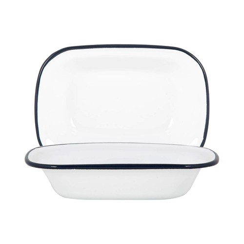 émail blanc tarte - 2x,