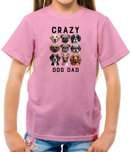 Fou chien papa enfants - fou,