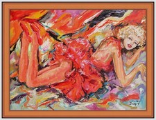 Duaiv Original Peinture Huile