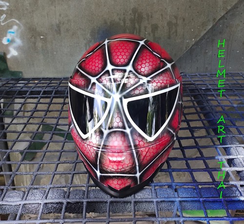 Casque moto spider - spider, custom