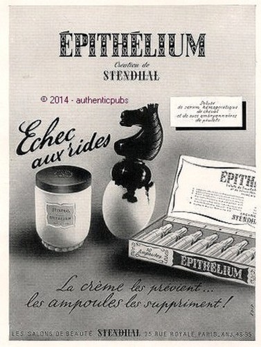 Publicite stendhal creme - publicite,