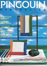 Catalogue tricot/crochet/tissage PINGOUIN  DECORATION n° 73 - 56 modèles - 1985
