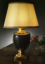 Lampe de Table Classique Noire