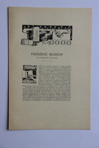 Frederic masson figures - masson,